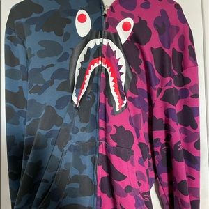 BAPE HOODIE SIZE XXL FITS LIKE A LARGE RUNS VERY SMALL